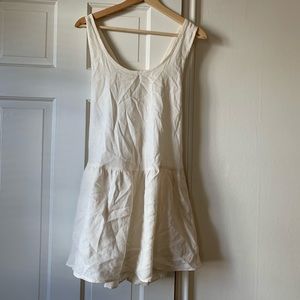 Urban Renewal Linen Cross-Back Drop Waist Dress
